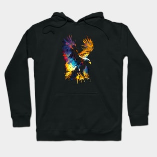 Colorful Eagle's Wing Spread #1 Hoodie